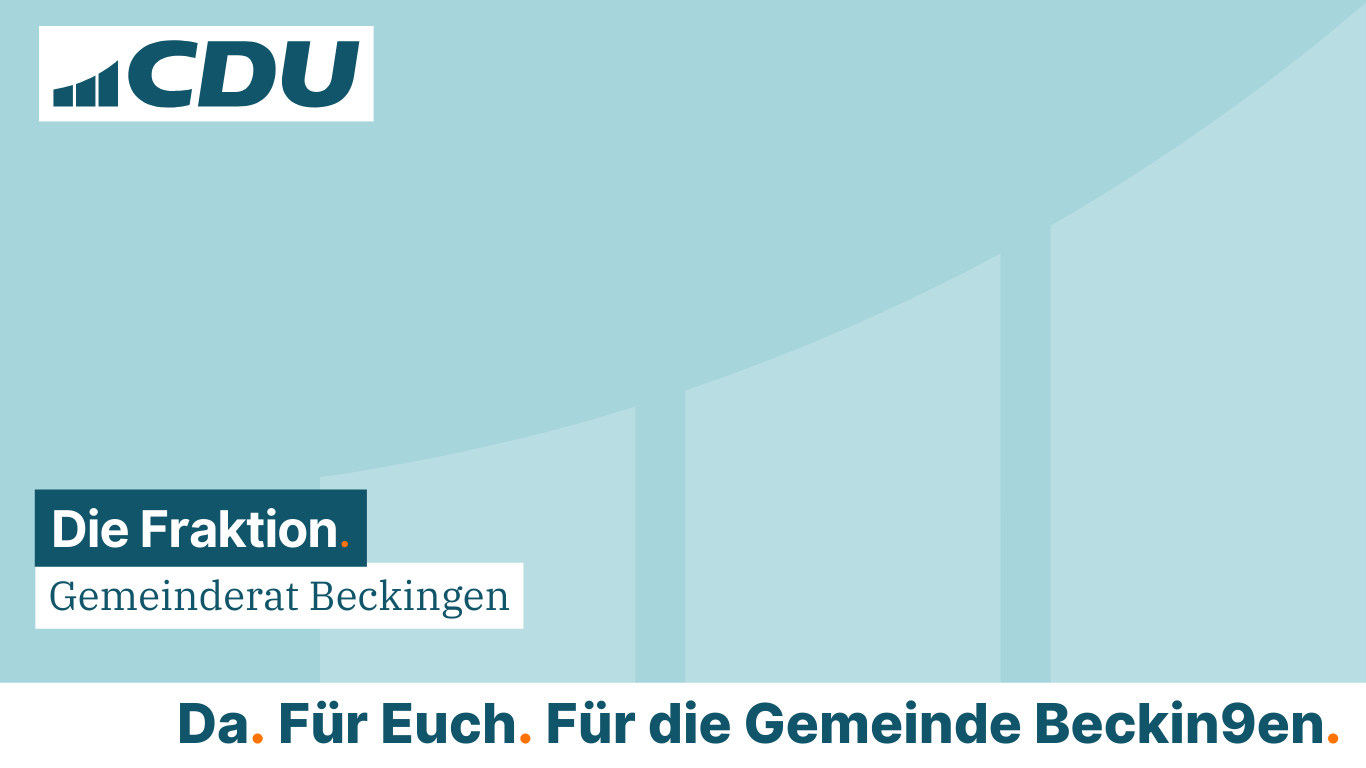 CDU Fraktion im Gemeinderat Beckingen