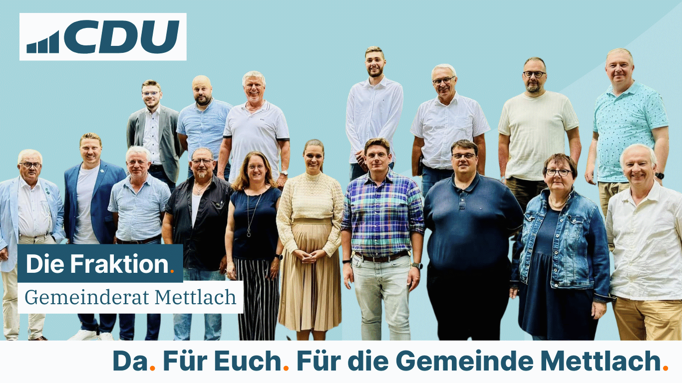 CDU Gemeinderatsfraktion Mettlach 2025