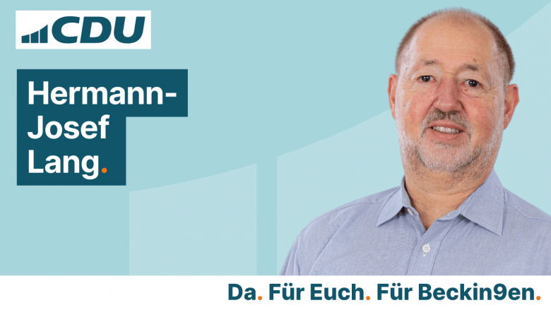 CDU Gemeindeverband Beckingen Hermann-Josef Lang