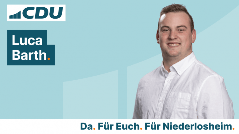 CDU Ortsverband Wahlen-Niederlosheim Luca Barth