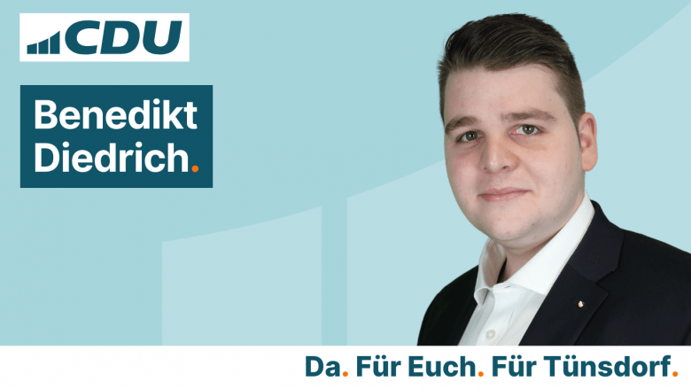 CDU Ortsverband Tünsdorf Benedikt Diedrich