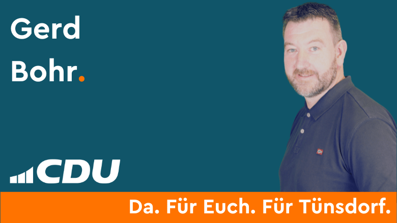 Gerd Bohr CDU Gemeindeverband Mettlach CDU Ortsverband Tünsdorf