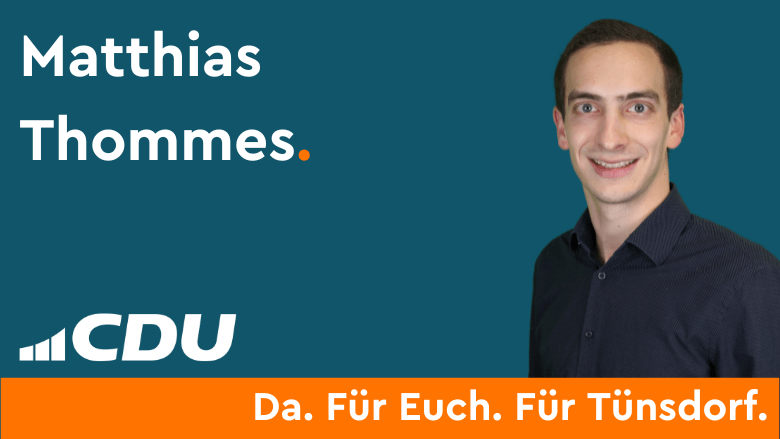 Matthias Thommes CDU Gemeindeverband Mettlach CDU Ortsverband Tünsdorf