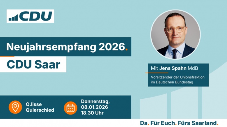 Neujahrsempfang der CDU Saar 2026