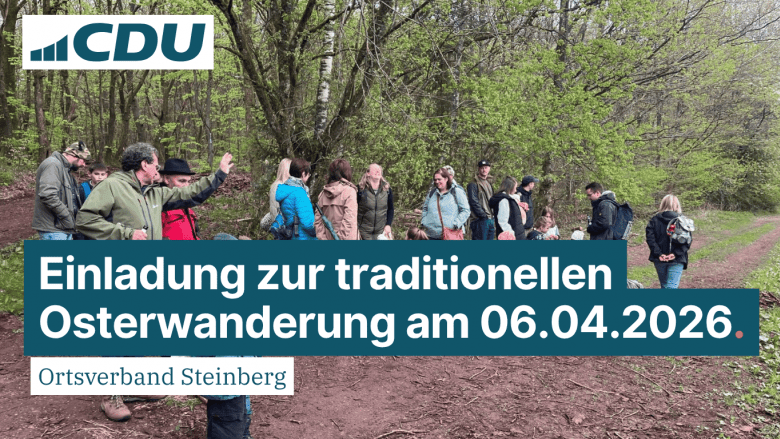 Traditionelle Osterwanderung Steinberg 2026