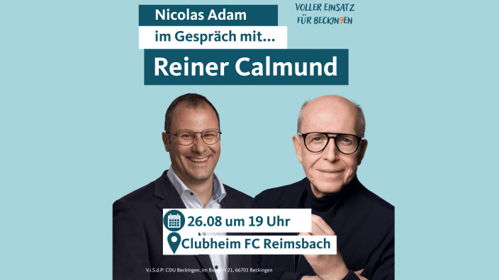 Nicolas Adam im Gespräch mit Reiner Callmund