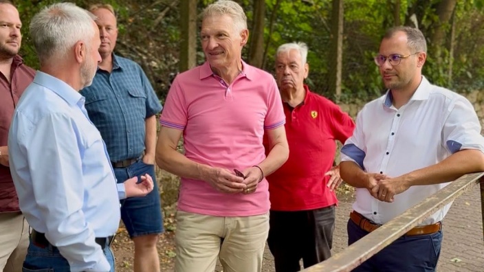 Toscani mit Nicolas Adam auf Tour durch die Gemeinde Beckingen