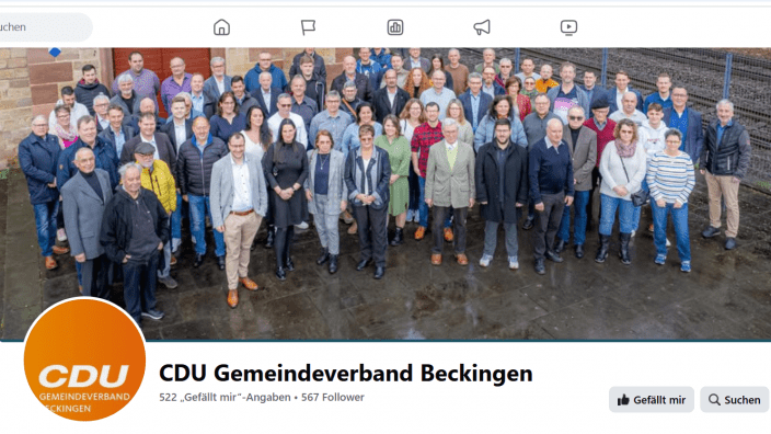 CDU Gemeindeverband beckingen auf Facebook