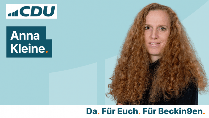 CDU Gemeindeverband Beckingen  Anna Kleine