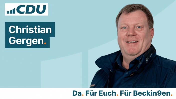 CDU Gemeindeverband Beckingen Christian Gergen