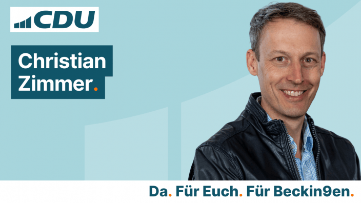CDU Gemeindeverband Beckingen Christian Zimmer