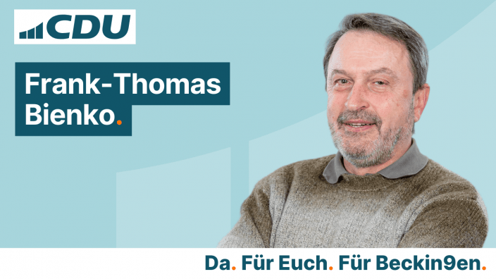 CDU Gemeindeverband Beckingen Frank-Thomas Bienko