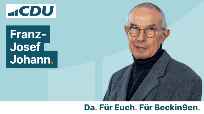 CDU Gemeindeverband Beckingen Franz-Josef Johann