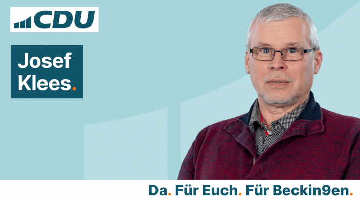 CDU Gemeindeverband Beckingen Josef Klees