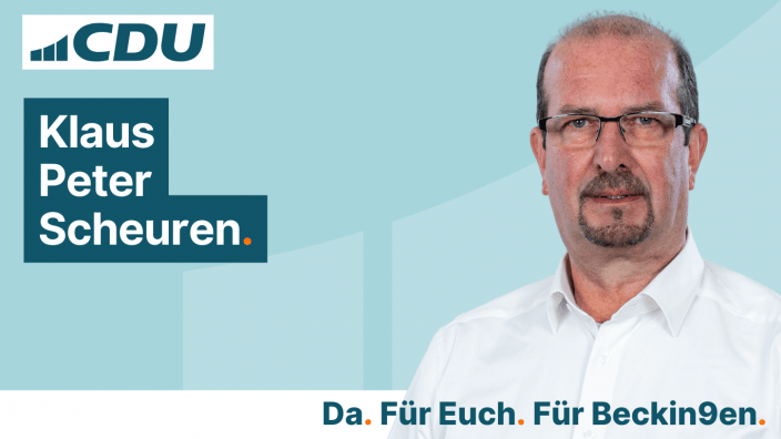 CDU Gemeindeverband Beckingen Klaus Peter Scheuren