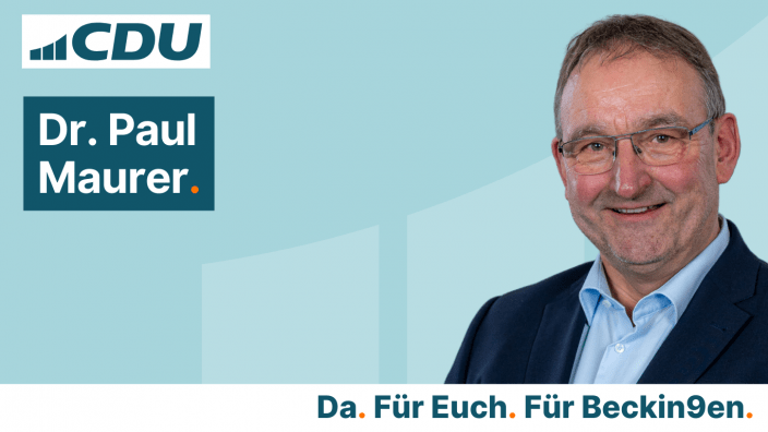 Dr. Paul Maurer CDU Gemeindeverband Beckingen