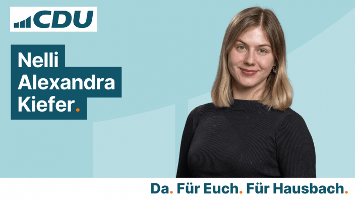 CDU Ortsverband Hausbach Nelli Alexandra Kiefer