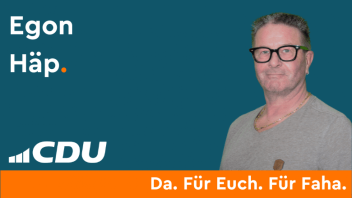 Egon Häp CDU Gemeindeverband Mettlach CDU Ortsverband Faha