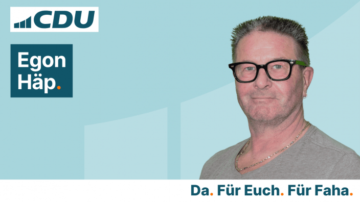 CDU Ortsverband Faha Egon Häp