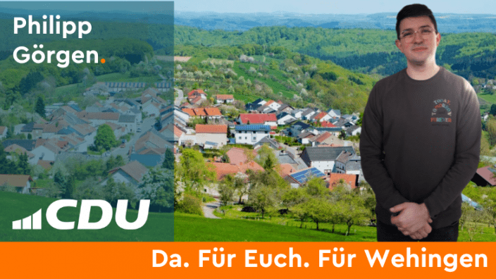 Philipp Görgen CDU Gemeindeverband Mettlach CDU Ortsverband Wehingen