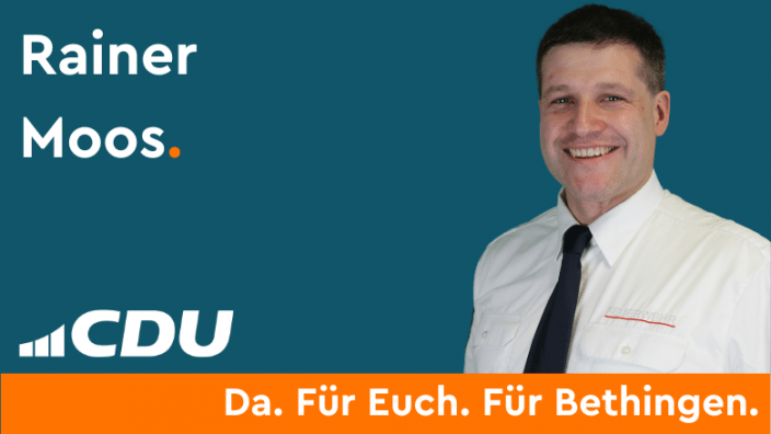 Rainer Moos CDU Gemeindeverband Mettlach CDU Ortsverband Bethingen