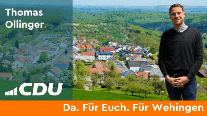 Thomas Ollinger CDU Gemeindeverband Mettlach CDU Ortsverband Wehingen