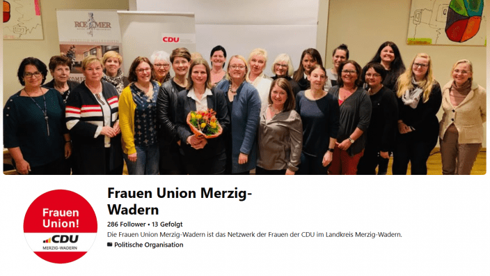 Frauen Union Kreisverband Merzig-Wadern auf Facebook